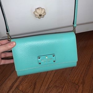 Mint green Kate Spade Crossbody